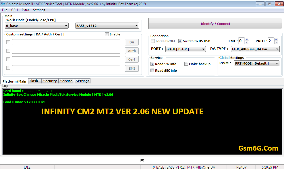 infinity cm2 dongle download